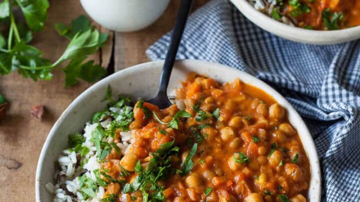 Green lentil best sale chickpea curry